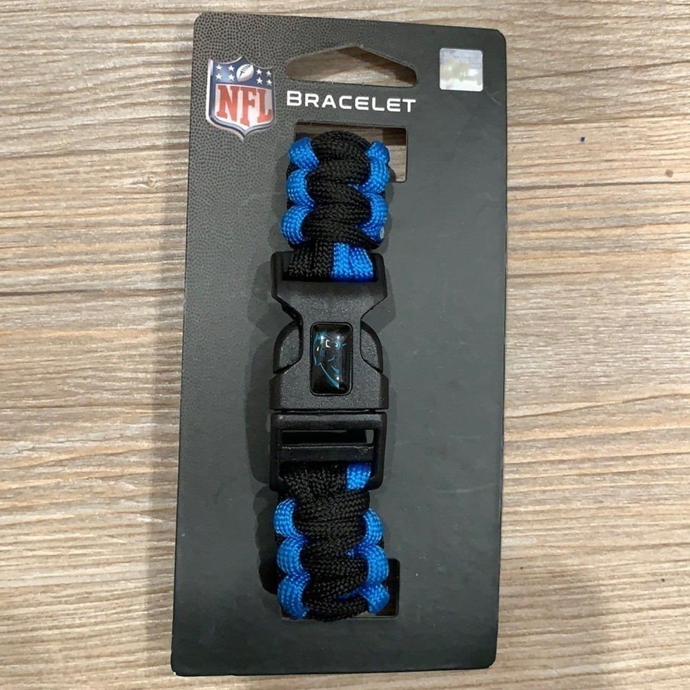 NFL| NFL Carolina Panthers cord bracelet